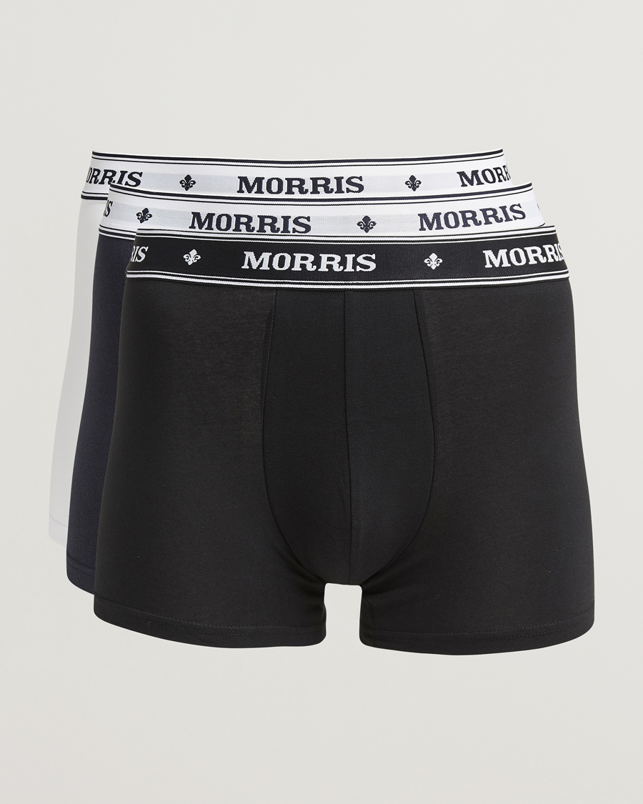 Morris 3-Pack Boxer Briefs White/Black/Navy