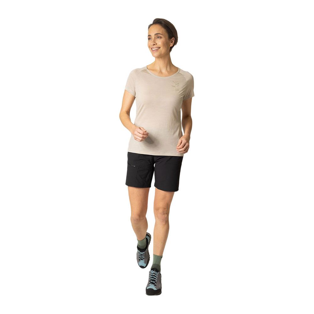 Odlo ASCENT PW 130 TREE - Tee-shirt Femme silver cloud melange