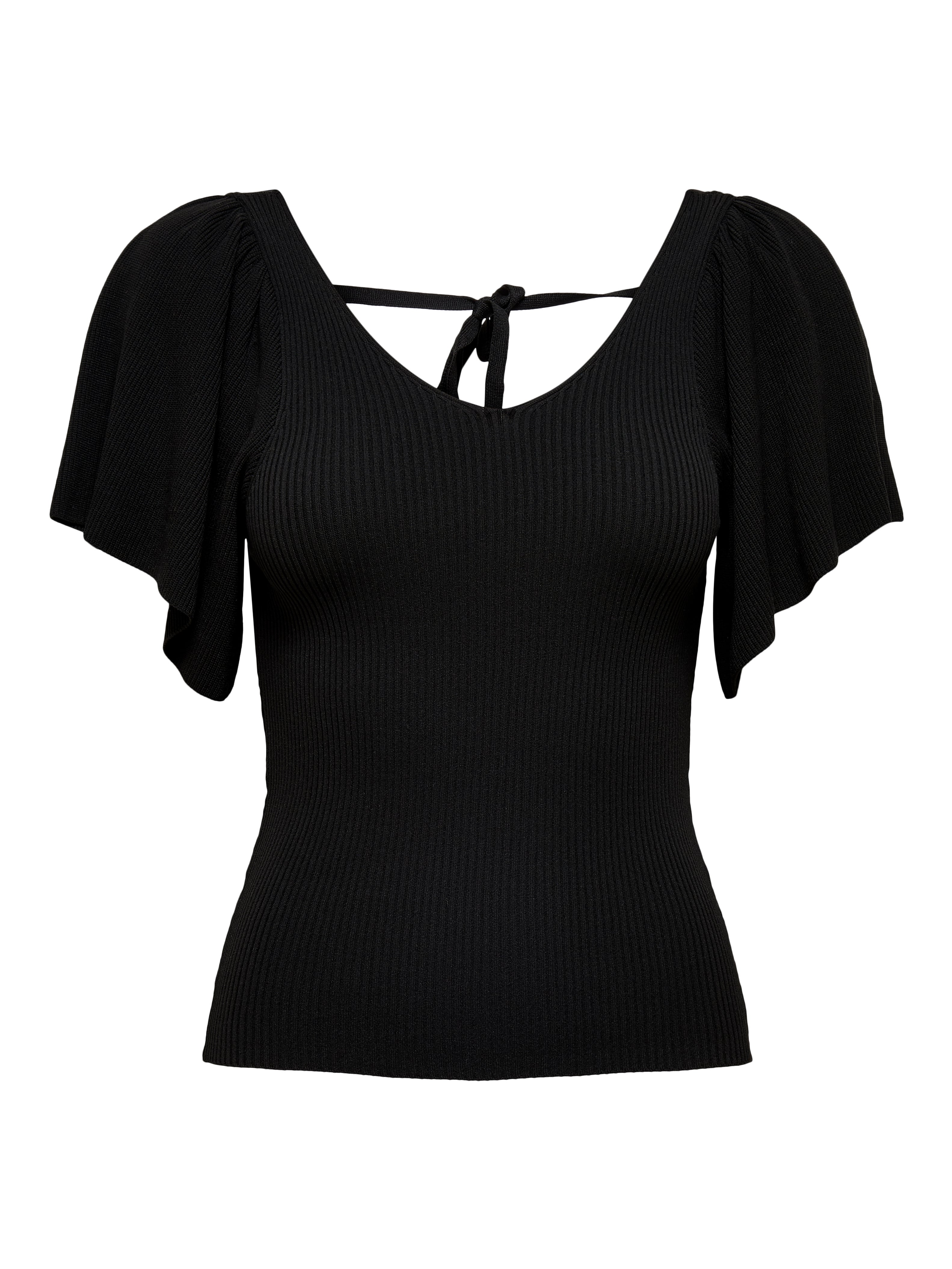 ONLLEELO Gestricktes Oberteil Black
