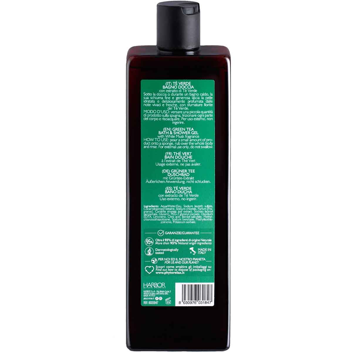 Gel douche - Thé vert - Corps - 500 ml
