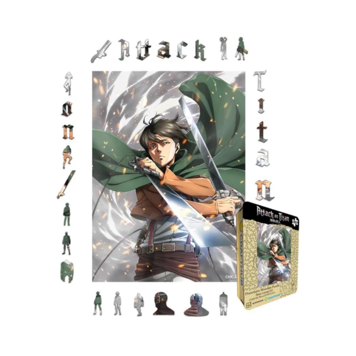 Crafthub Attack on Titan puslespill (Blades of Glory)