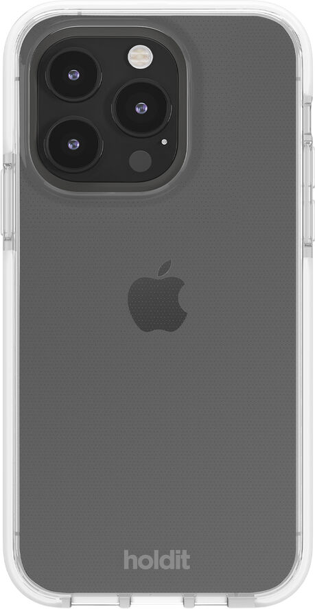 HoldIt Seethru Case iPhone 15 Pro White Hvid