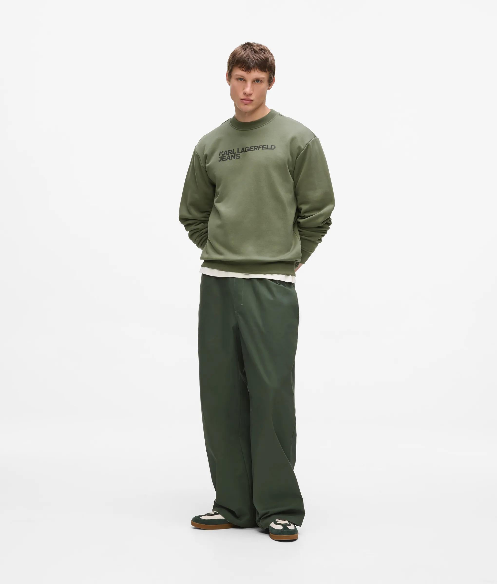 Sweatshirt met regular fit en logo