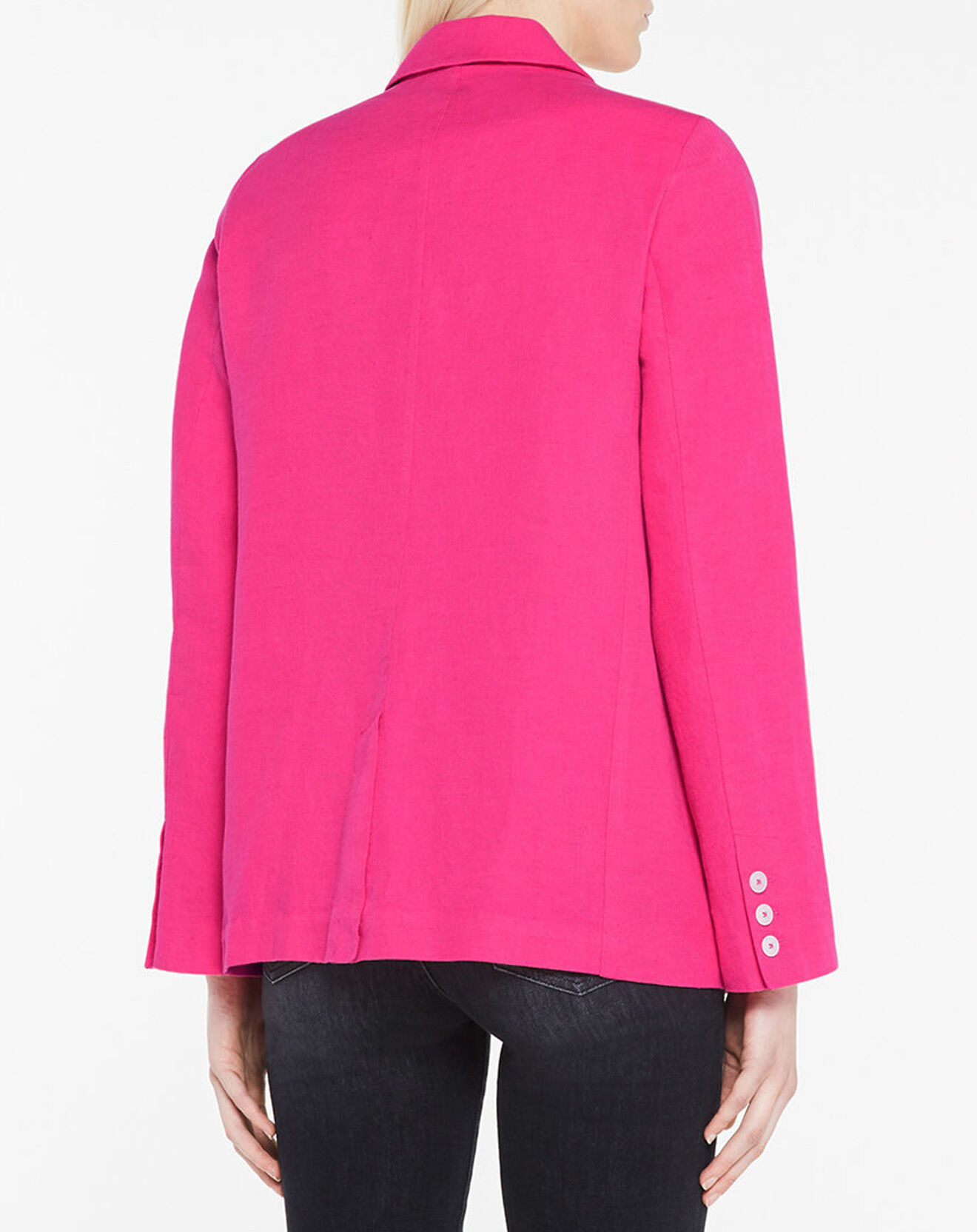 Tommy Hilfiger Blazer en Lin mélangé rose