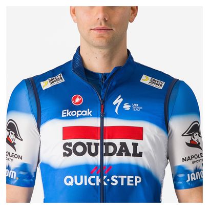 Gilet Coupe-Vent Castelli Pro Light Wind Soudal Quick-Step 2024 Bleu