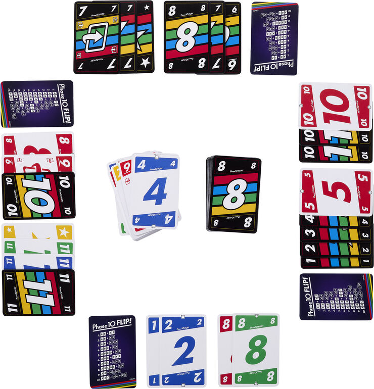 Mattel Games Phase 10 Flip