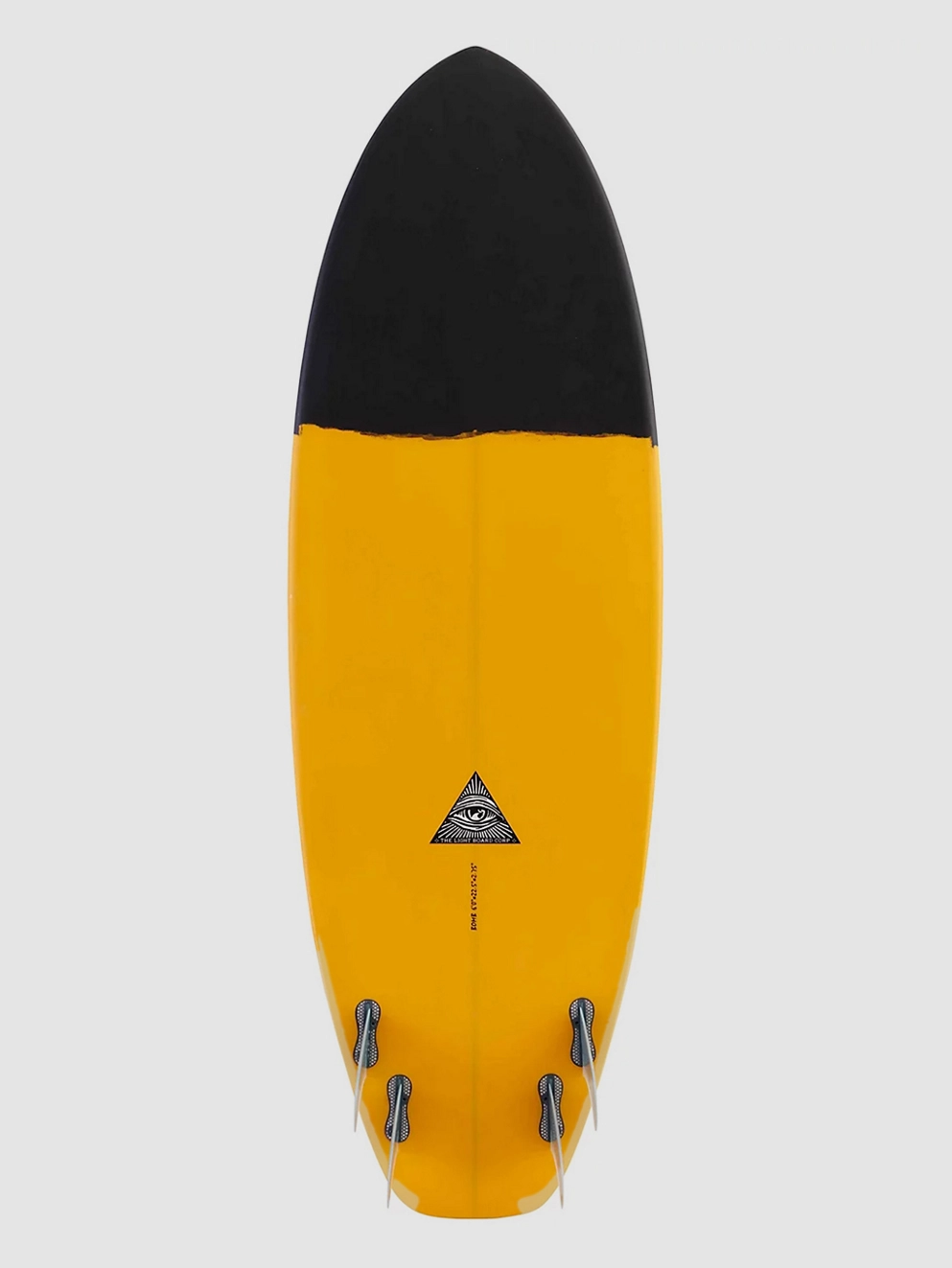 Light Bomb Resin Tint Surfboard black/orange
