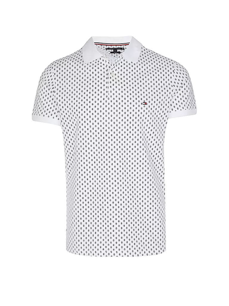 TOMMY HILFIGER Poloshirt Slim Fit weiss