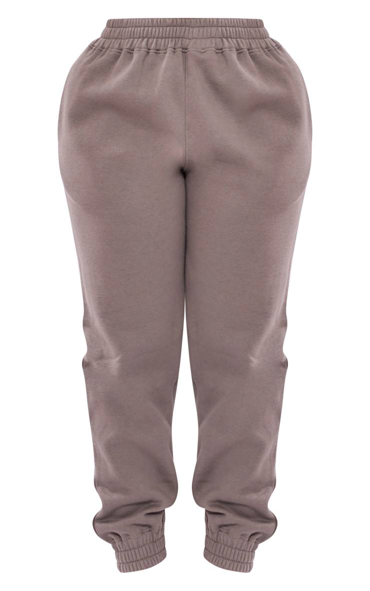 Charbon Joggers Shape Taille Haute À Revers