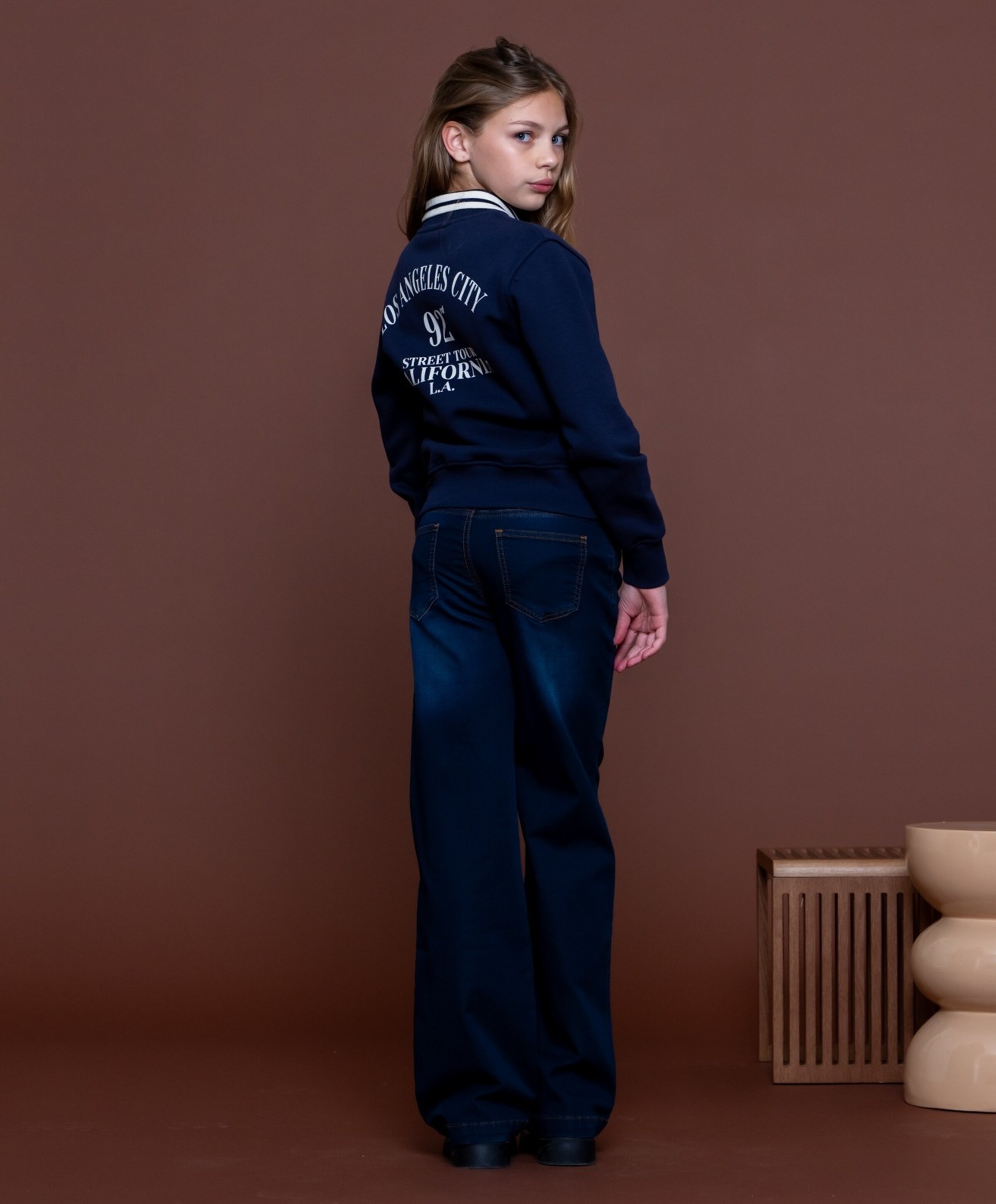 Geisha Jeans jogg meisjes jeans zwart