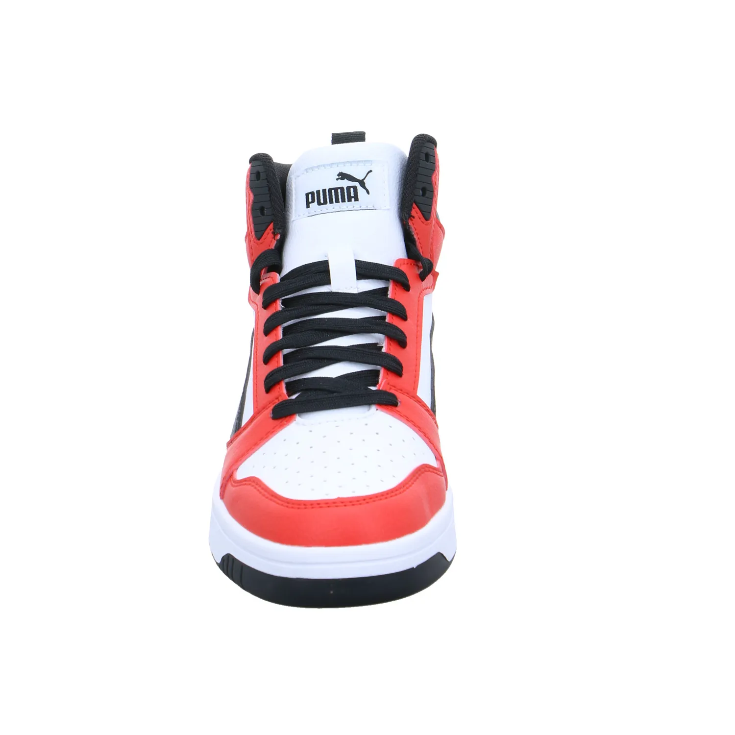 PUMA Kinder Sportschuh Weiss Lederimitat