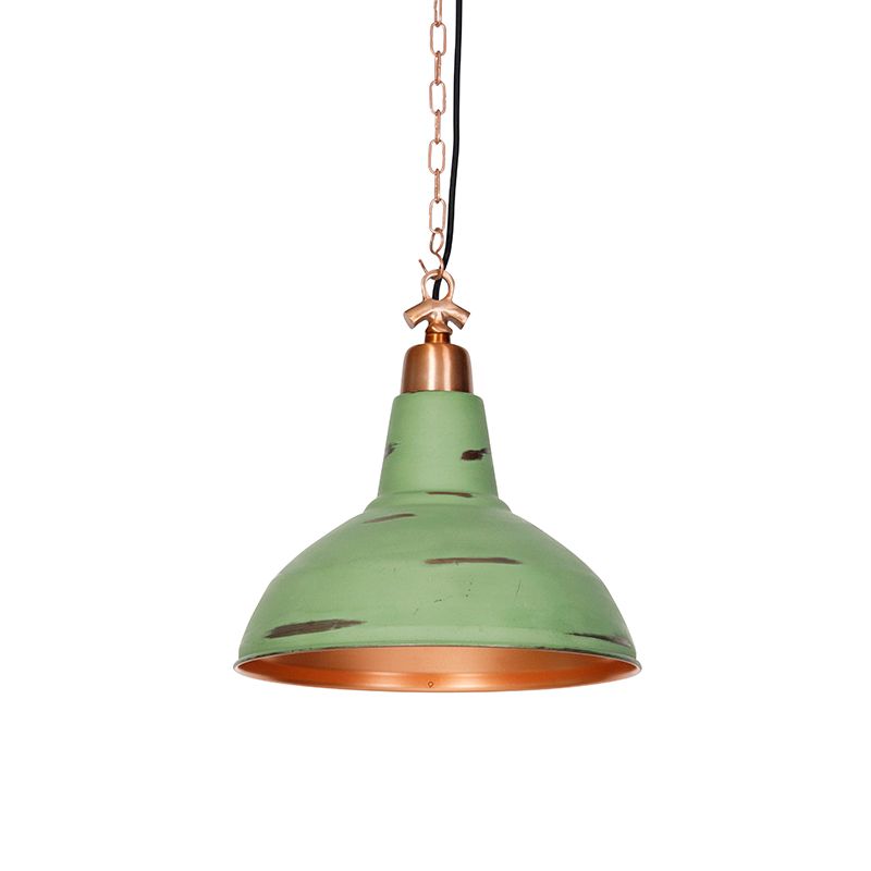 Industriële hanglamp antiek koper - Goliath