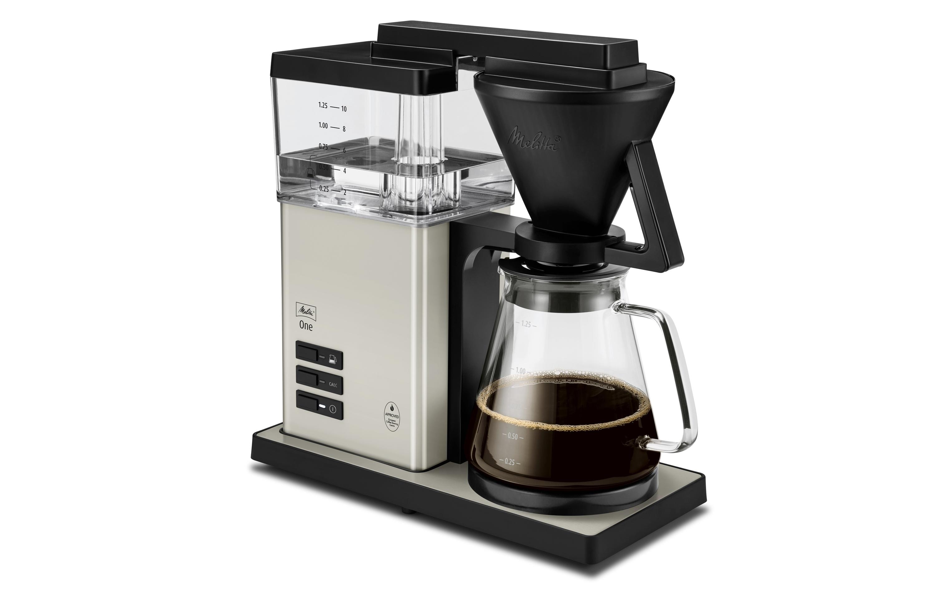 Filterkaffeemaschine One Schwarz/Weiss<br>Kaffeemaschine