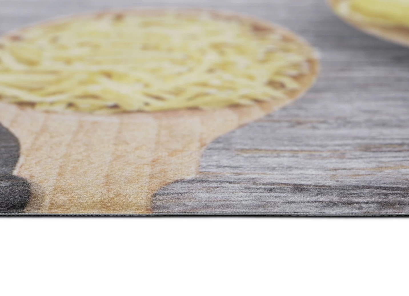 Küchenläufer Pasta, mit rutschhemmender Rückseite