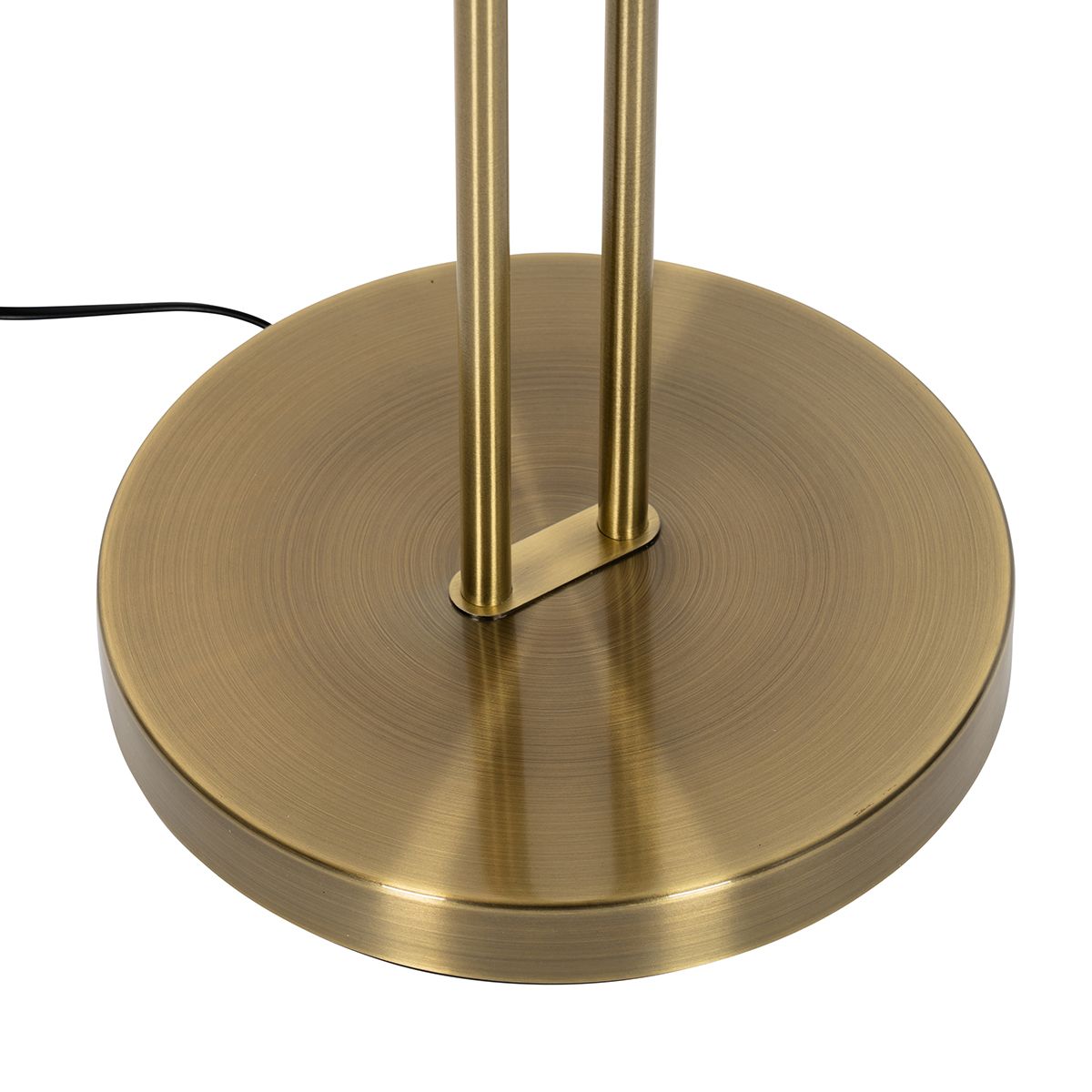Vloerlamp brons incl. LED en dimmer met leeslamp - Fez