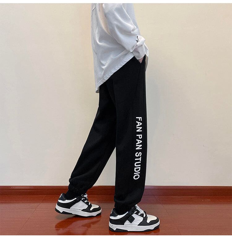 Ayuyel - Mid Rise Lettering Harembroek
