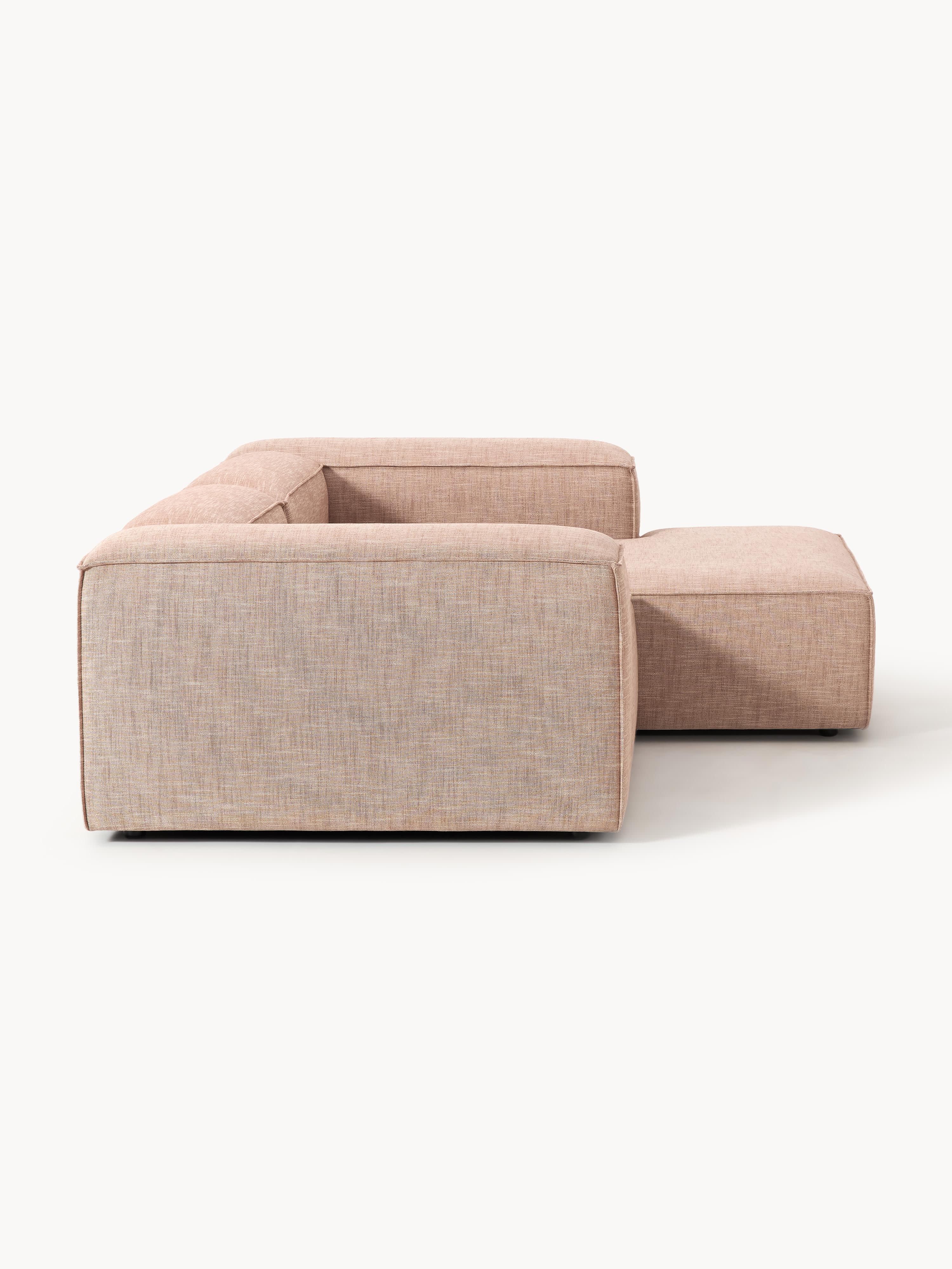 Modulaire hoekbank Lennon van linnenmix (2-zits)