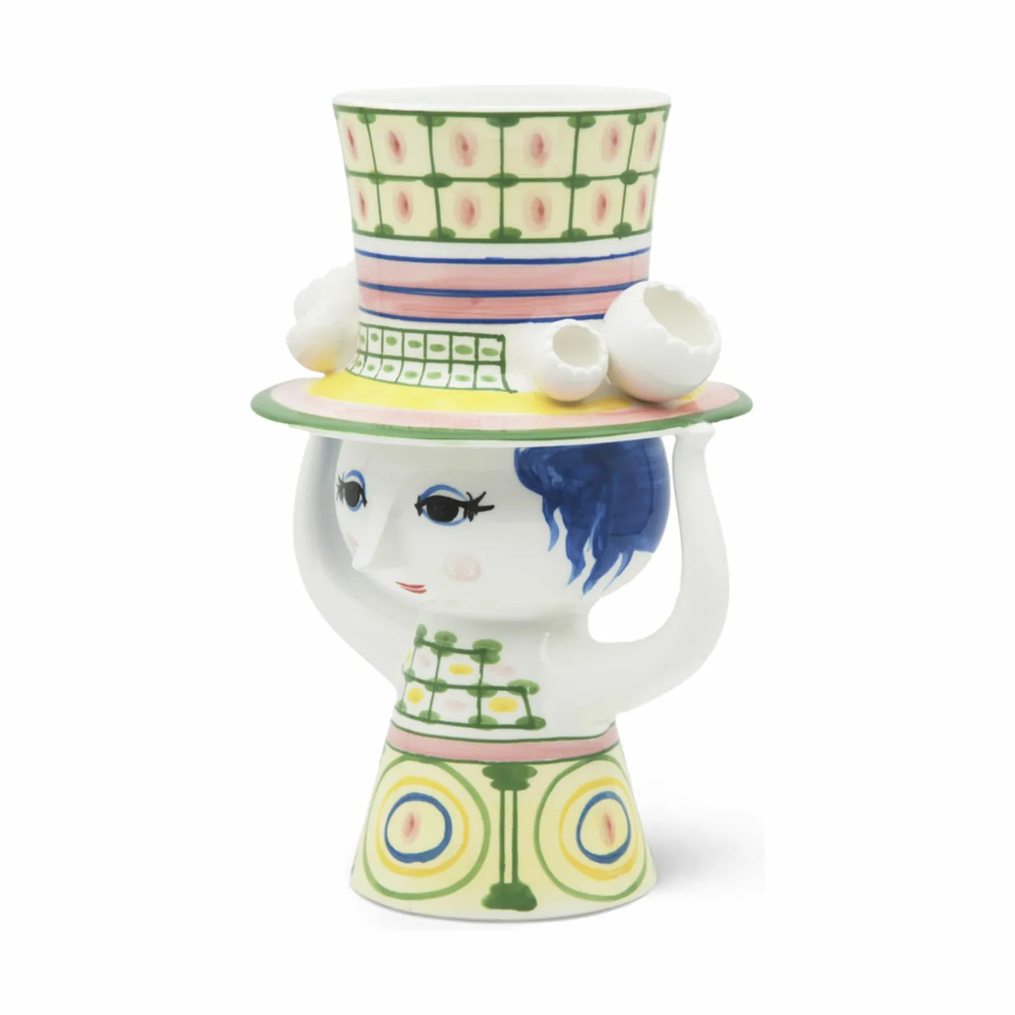 Bjørn Wiinblad Lady With Hat Vase