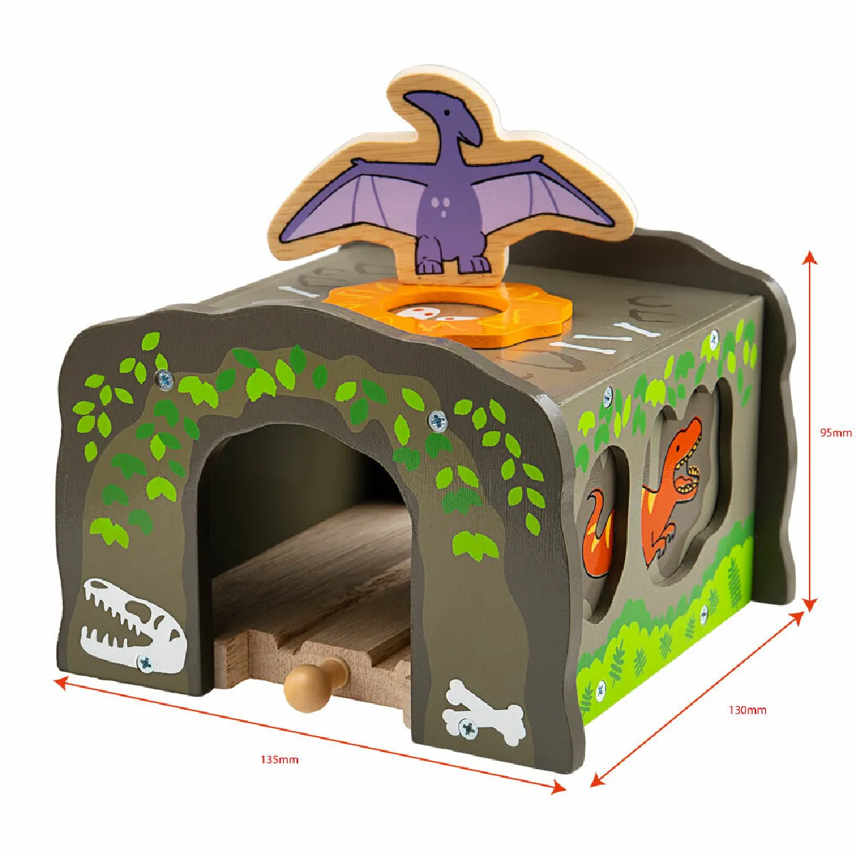 Bigjigs Rail Tunnel Ferroviaire T-Rex