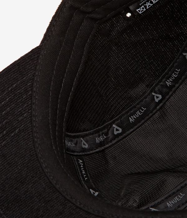 Anuell Riedam Cord 5 Panel Cap (black)