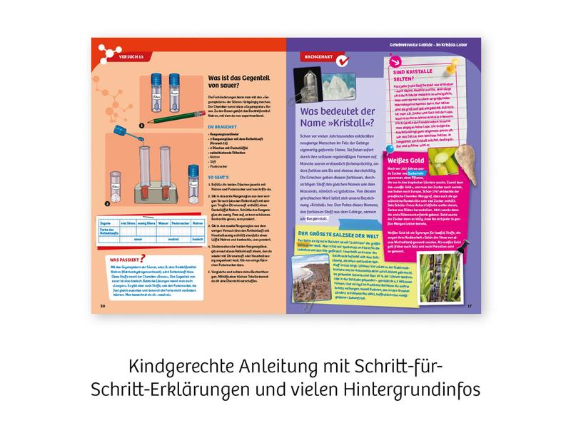 Kosmos Experimentierkasten Mein erstes Chemielabor Einfache und spannende Experimente aus dem Alltag