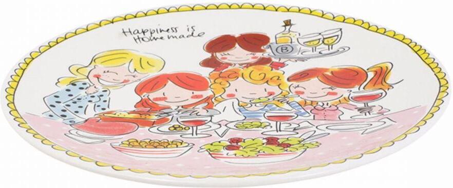 Blond Amsterdam dinerbord Even Bijkletsen girls D 26 cm
