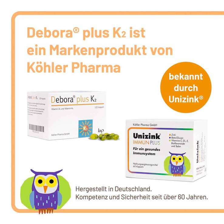 Debora plus K2 Kapseln, 120 St