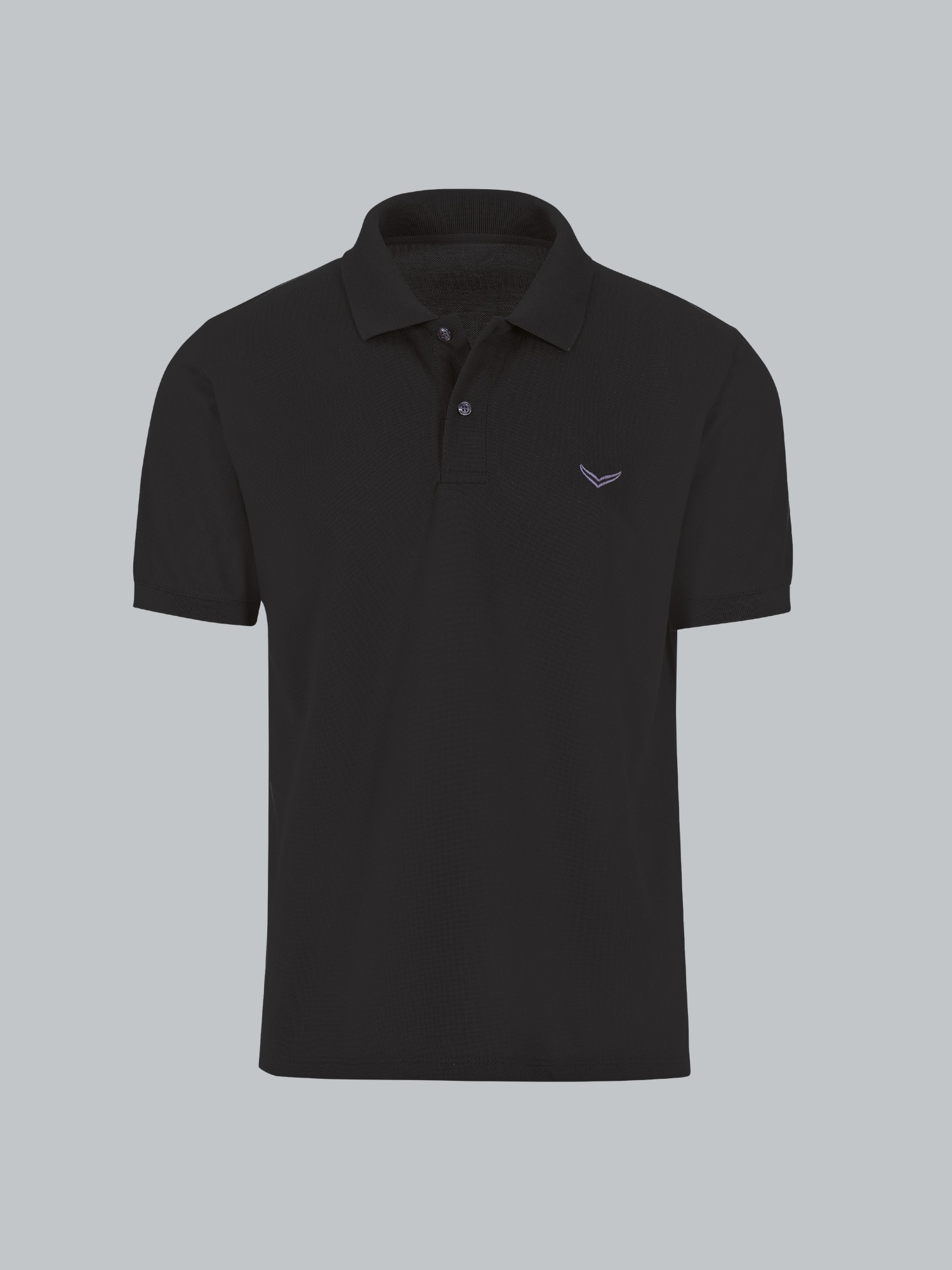 Poloshirt DELUXE Piqué Schwarz