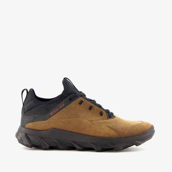 Ecco leren heren sneakers bruin cognac