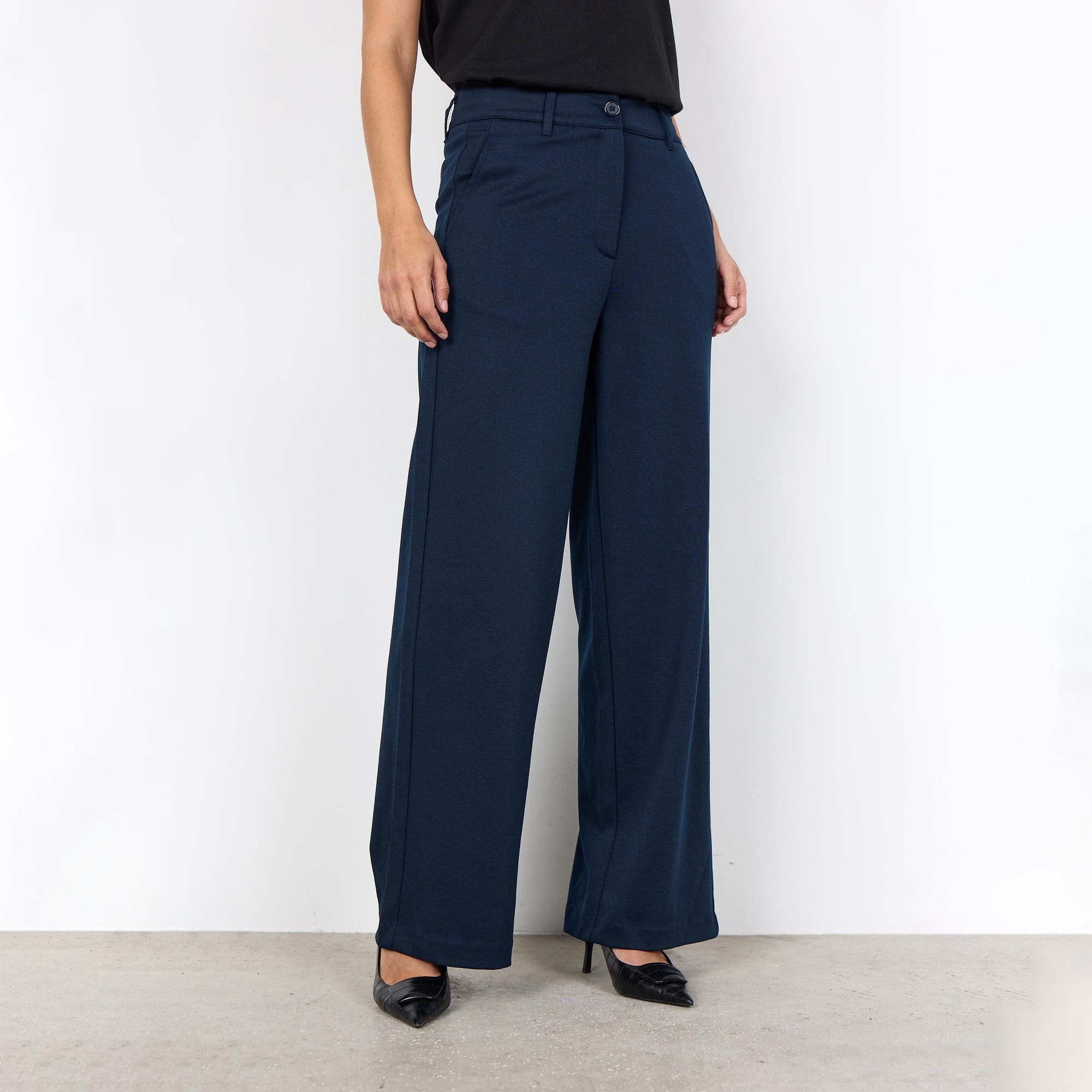 Pantalon Femme bleu marine
