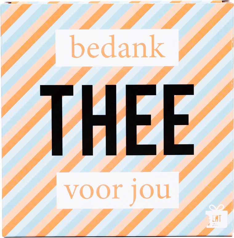 Thee in cadeaudoosje 'bedank-thee'