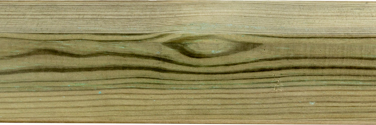 Tuinbalk naturel 6,8 x 6,8 x 290 cm
