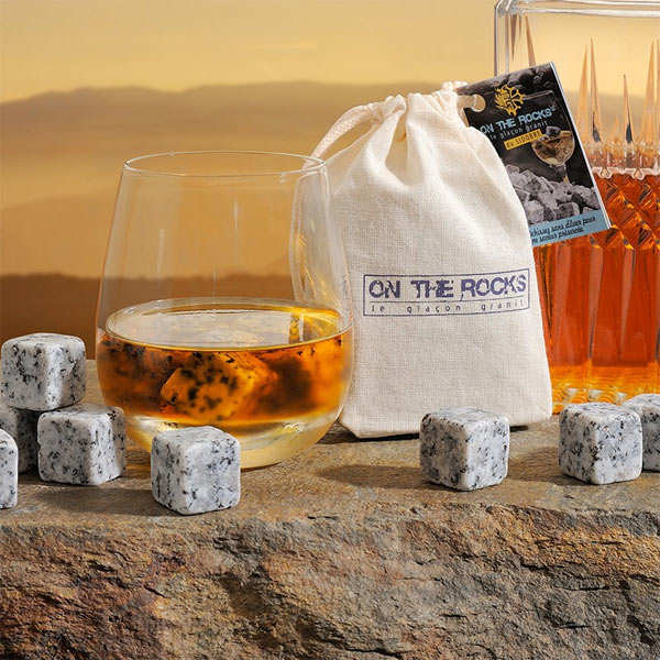 Pierres à whisky en granit clair du Sidobre