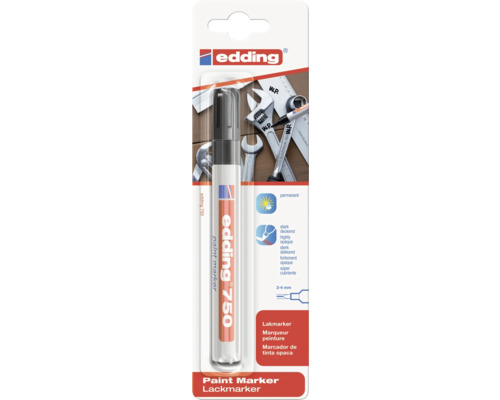 edding verfmarker, verfpen 750 zwart