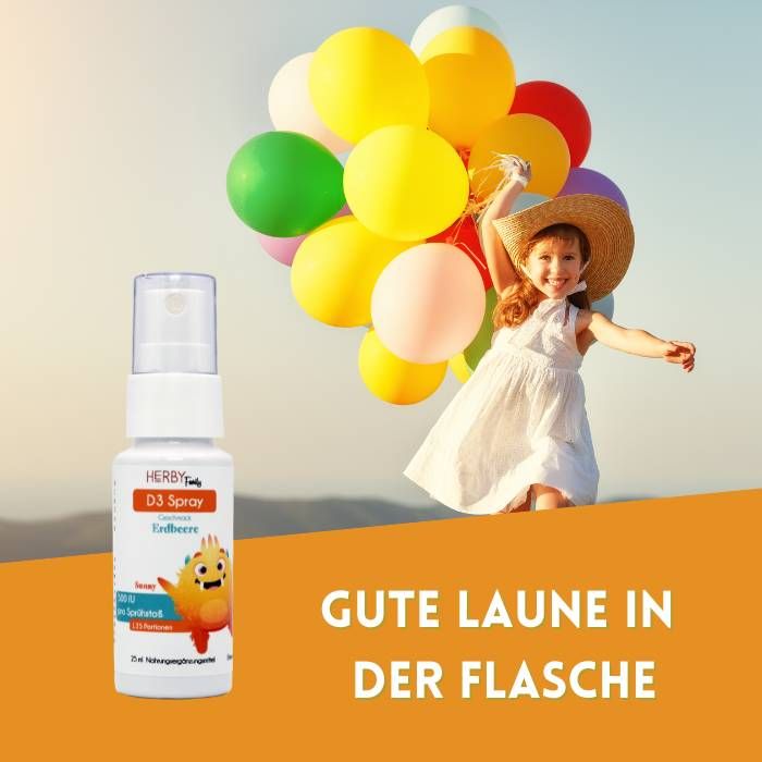 Herby Family® Vitamin D3 Spray für Kinder ab 3 Jahren
