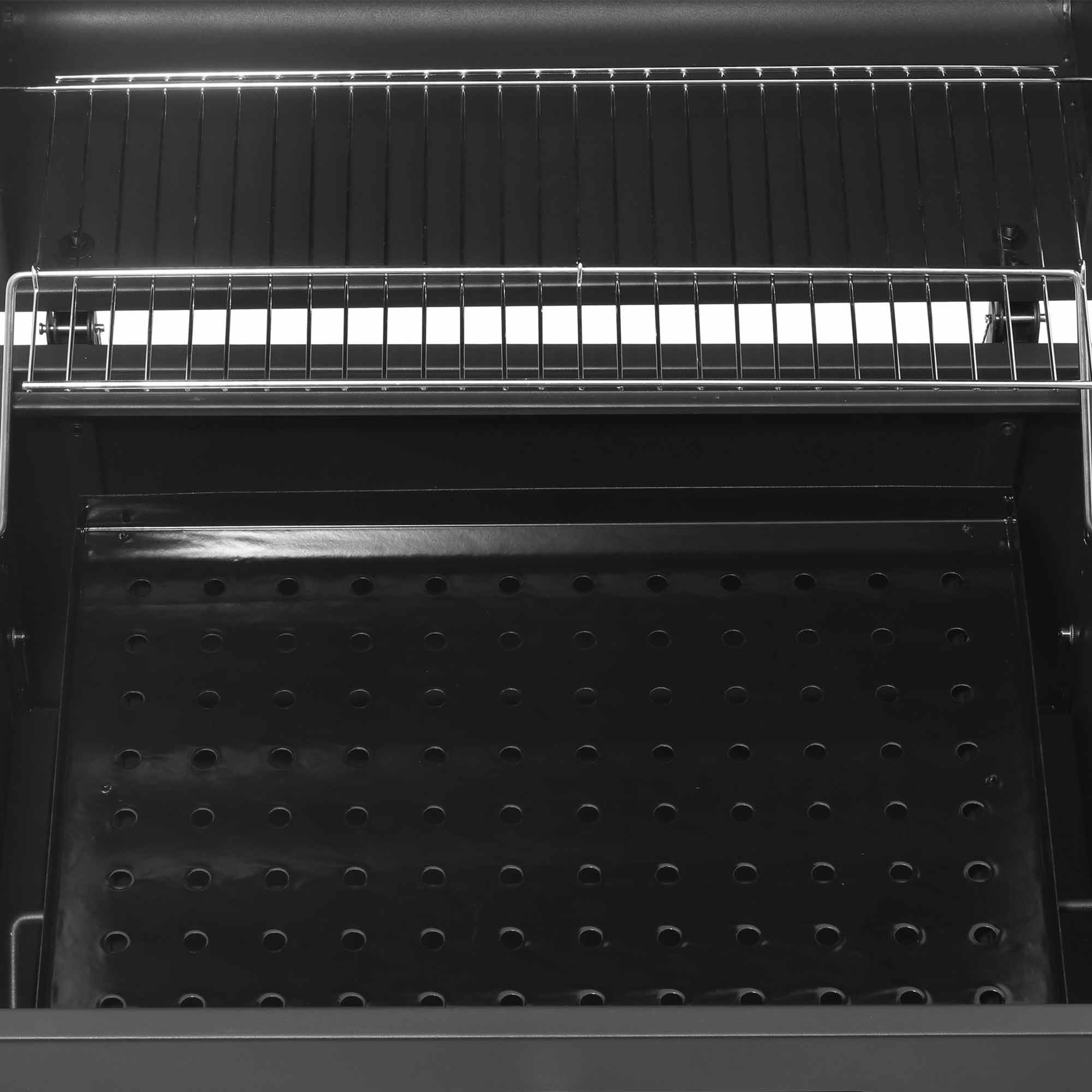 Strattore Holzkohlegrill / quadratischer BBQ XL Grillwagen aus Eisen