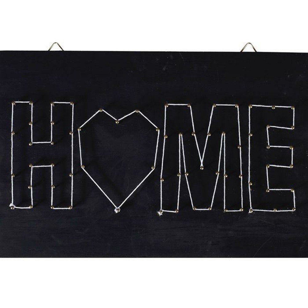 Coffret string art - tableau noir home déco art filaire 30 x 22 cm