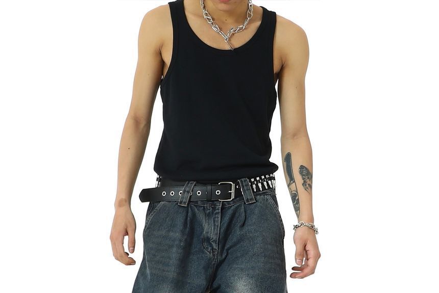 Meiksip - High-Waist Wide-Leg Jeans