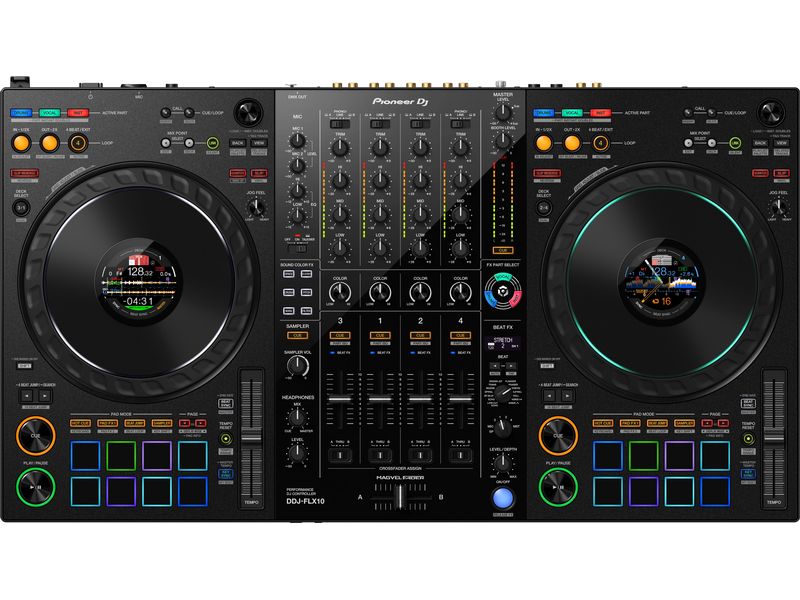 Pioneer DJ-Controller DDJ-FLX10 4-Kanal DJ-Performance-Controller