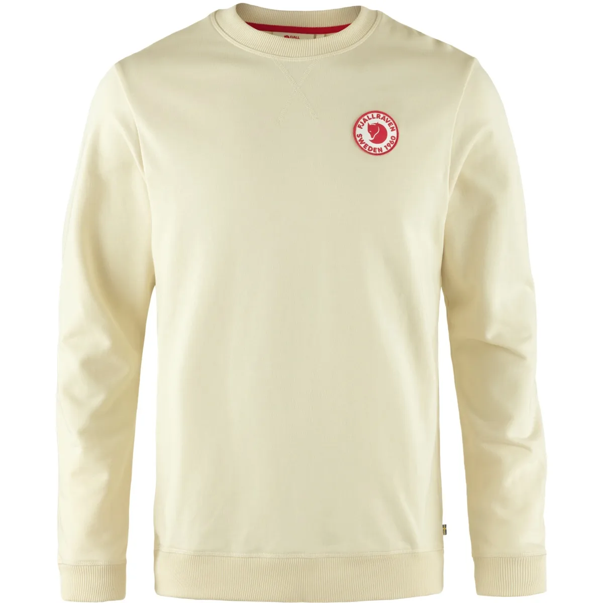 Fjällräven Men's 1960 Logo Badge Sweater Chalk White