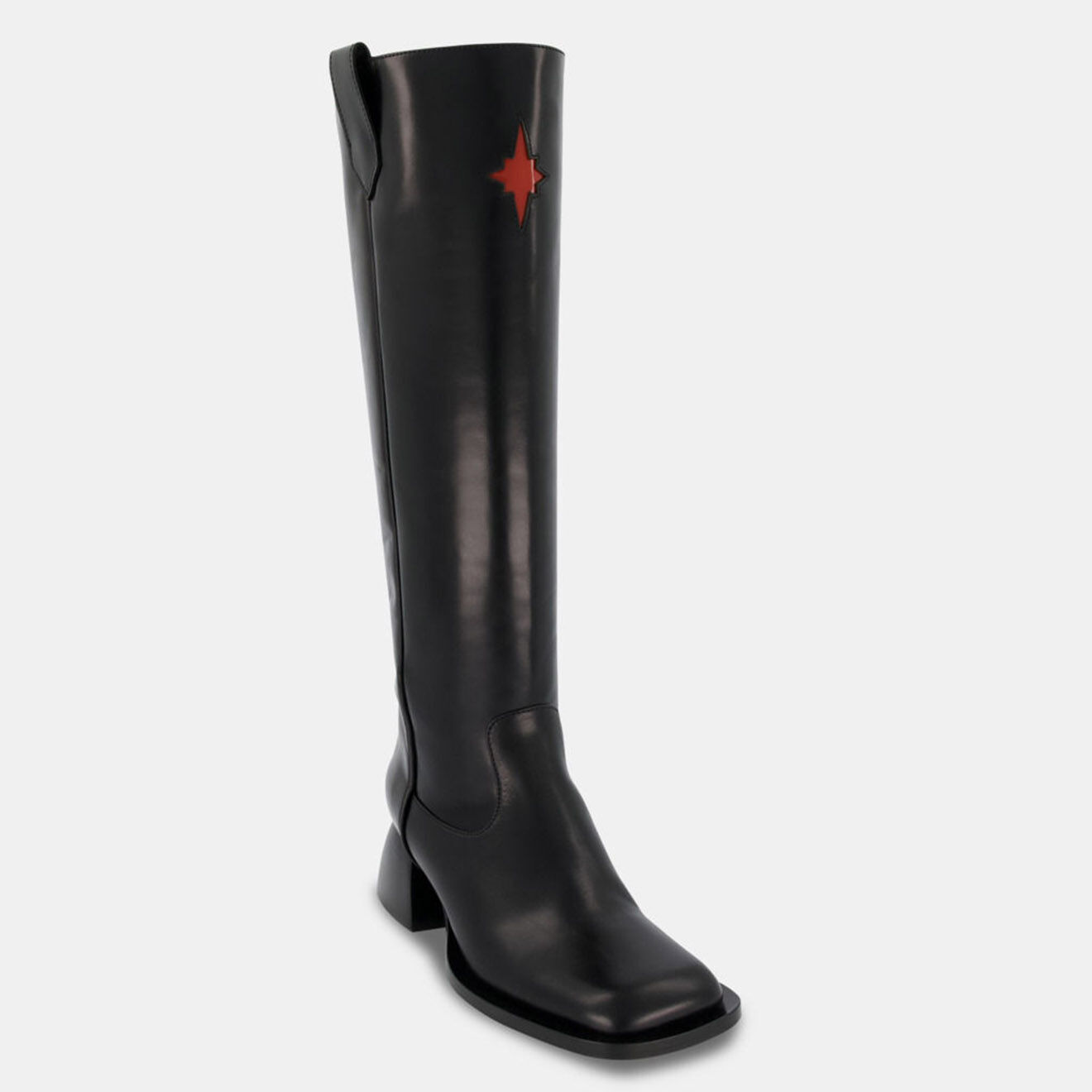 Nodaleto Bottes en Cuir Giulia noires - Talon 5 cm