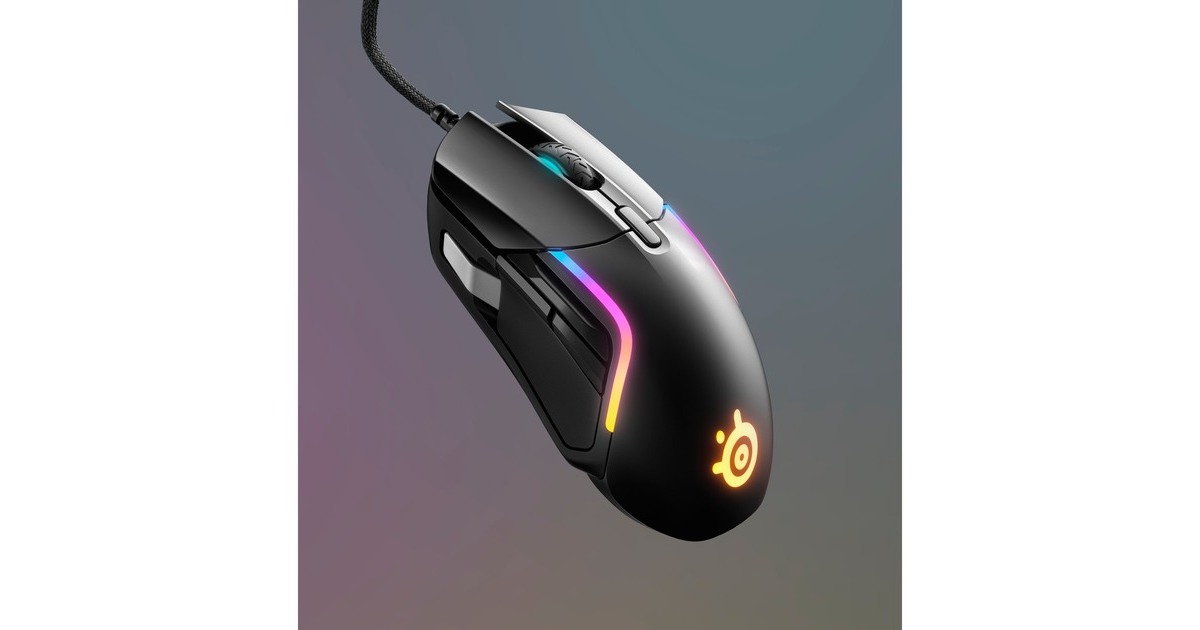 SteelSeriesRival 5 gaming muis  (Zwart, RGB leds)