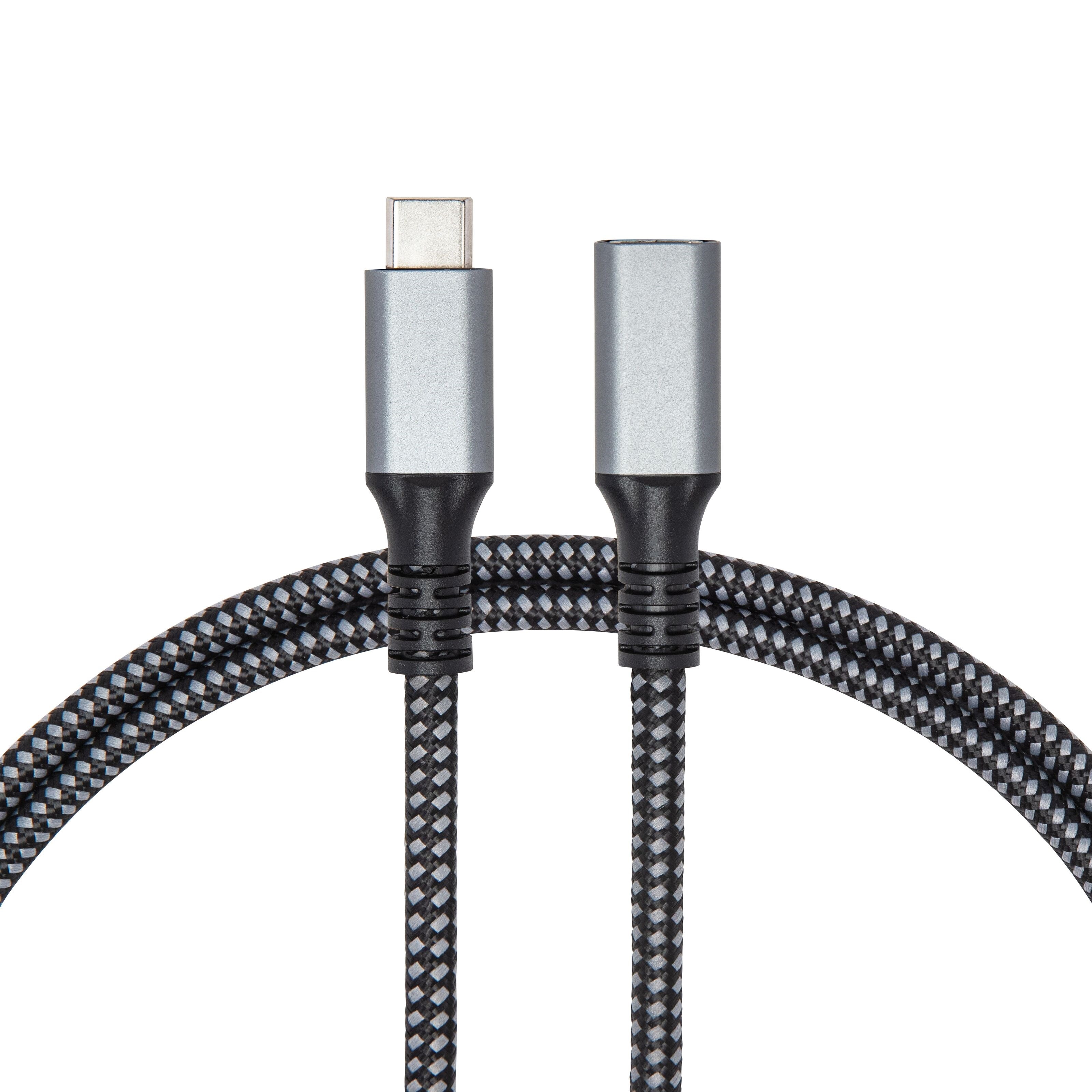 Plexgear Forlengelseskabel for USB-C 1 m