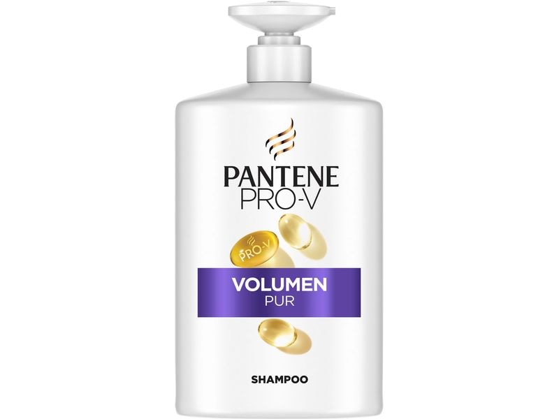 Pantene Pro-V Shampoo Volumen Pur 1000 ml Haarshampoo verleiht mehr Volumen und Fülle