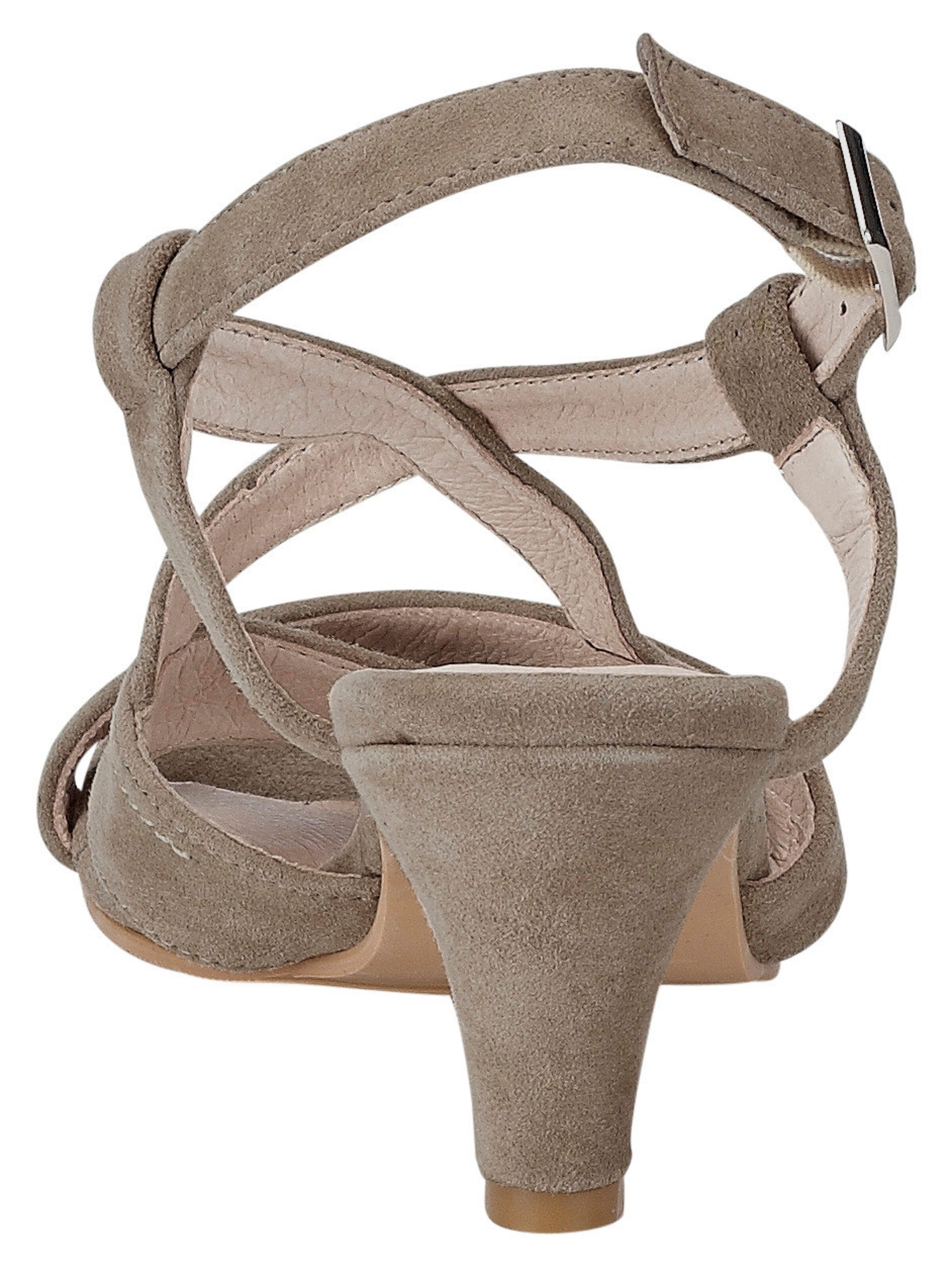 Andrea Conti Sandalette in taupe
