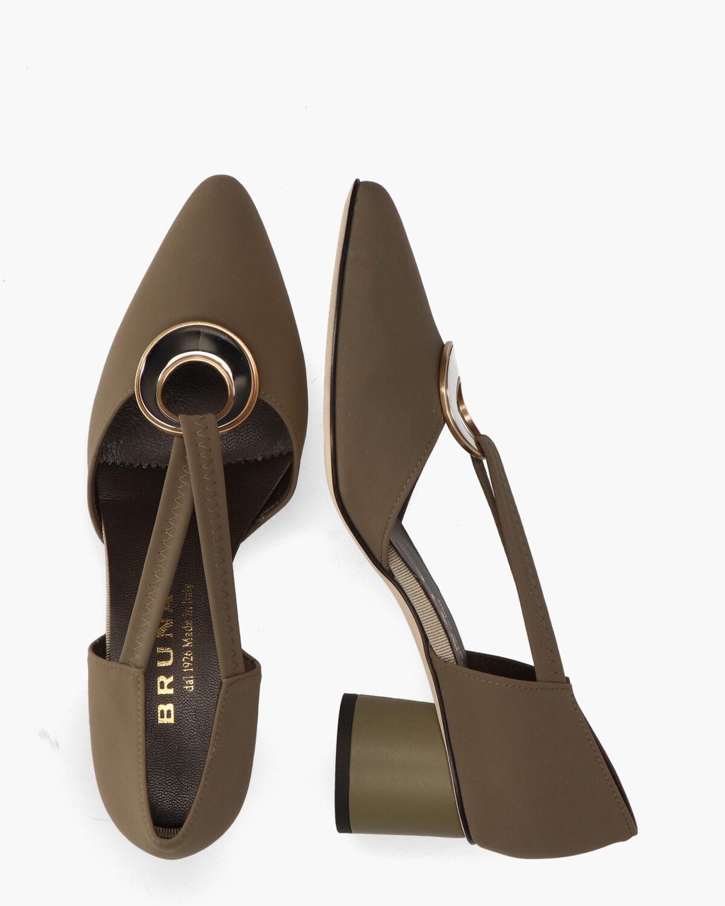 Brunate 50819 Groen Damespumps