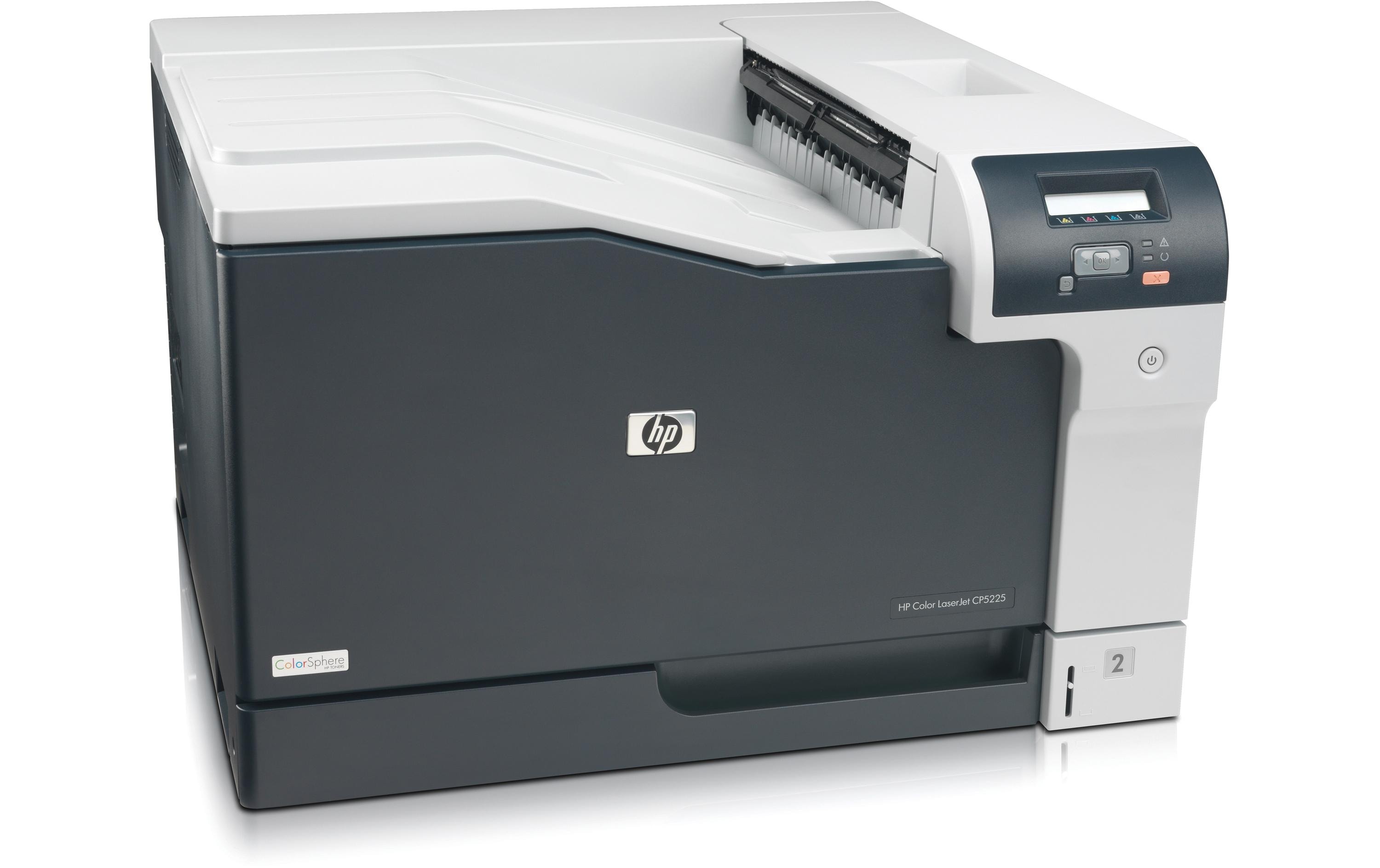 Drucker Color LaserJet Professional CP5225n<br>Netzwerkfähiger Farb-Laserdrucker