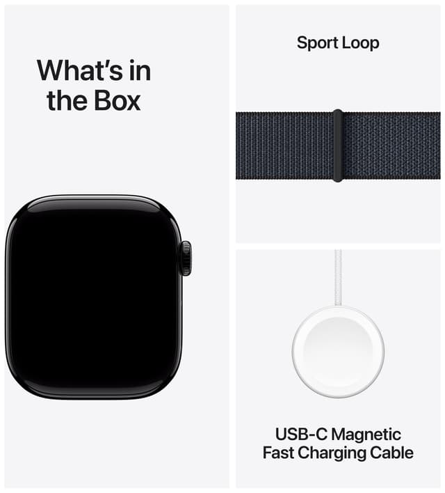 Apple Watch S10 46mm GPS+Cel (Jet Black Alu/Ink sportsloom)