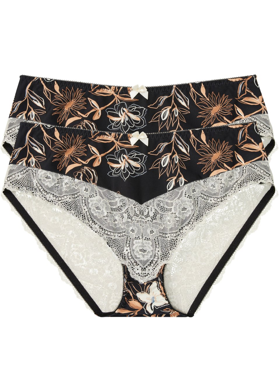 Lot de 2 maxi slips avec polyamide recyclé