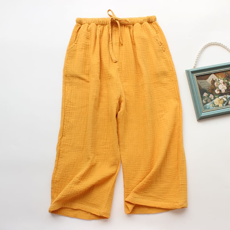 Dogini - Matching effen loungewearbroek voor koppels (verschillende ontwerpen)